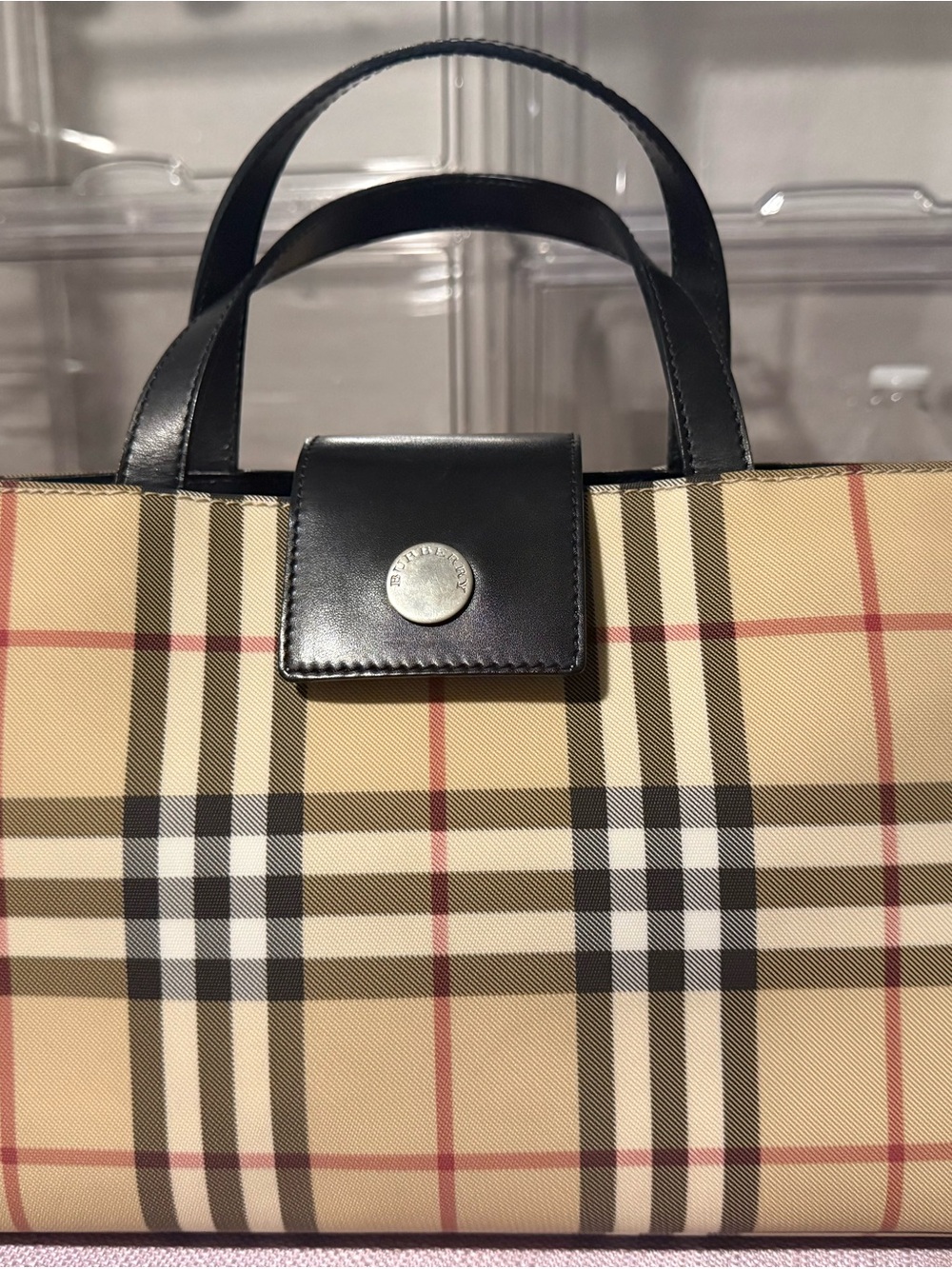 Burberry Nova Check E/W Top Handle